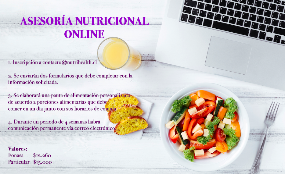 Asesoría nutricional online